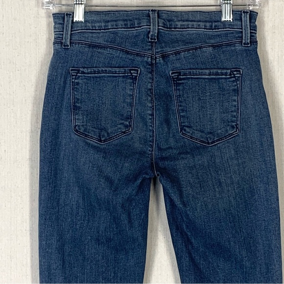 J Brand Cropped Zip Rumour Wash Mid Rise Skinny Jeans - Size 27 - Picture 9 of 15